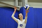 Volleyball vs Emerson  Wheaton College Women's Volleyball vs Emerson College. - Photo by Keith Nordstrom : Wheaton, Volleyball, VB2019